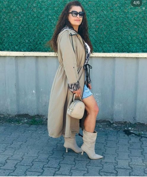 Bondip Kumaş TrençKot Geniş Kalıp