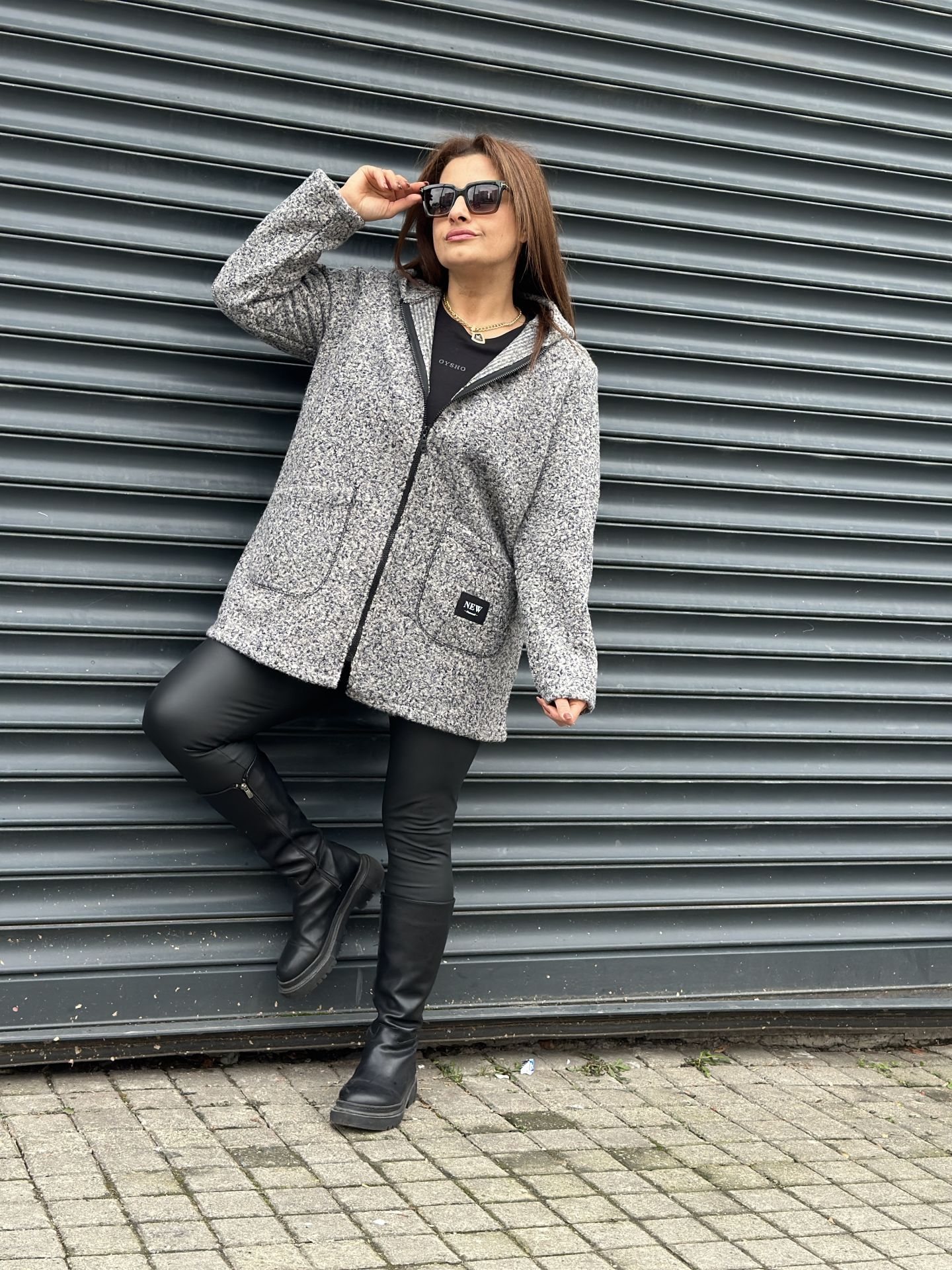 Buklet hırka kaban
