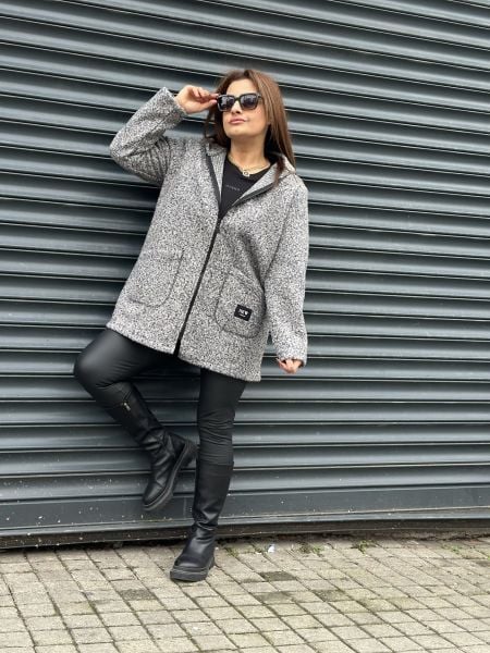 Buklet hırka kaban